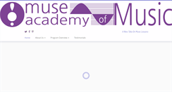 Desktop Screenshot of museacademyofmusic.org
