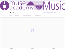 Tablet Screenshot of museacademyofmusic.org